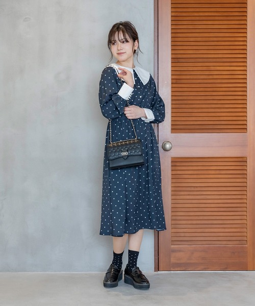 MARY QUANT（マリークワント）の「フラップウェーブキルト ショルダー（ショルダーバッグ・レディース・ボルドー/ブラック/シルバー・FREE）」の20枚目の写真