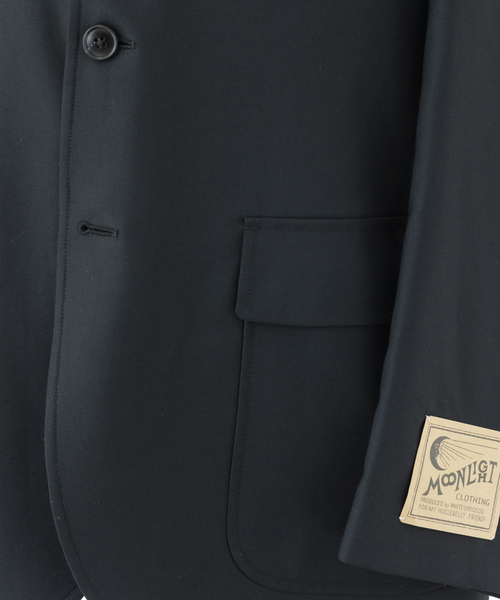 417 EDIFICE（フォーワンセブンエディフィス）の「【MOONLIGHT CLOTHING】OXFORD JACKET（テーラードジャケット・メンズ・ブラック・36/38/40/42）」の21枚目の写真