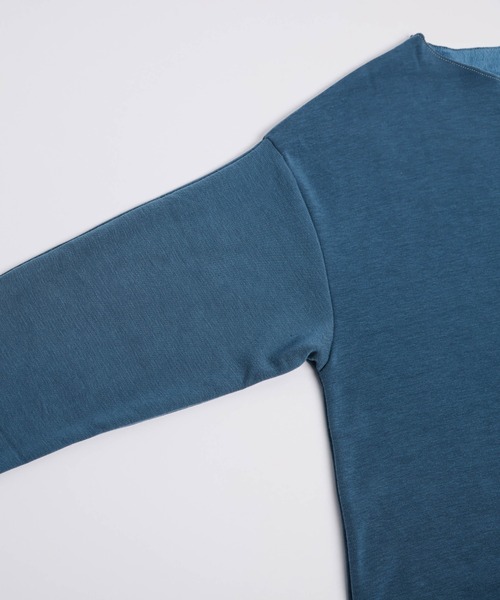 AMELY(エミリー)の「裏起毛チュニック(Tシャツ/カットソー・レディース・ブルー/チャコール/ブラック・フリー)」の20枚目の写真