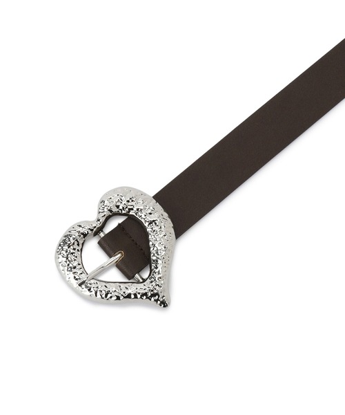 VIS（ビス）の「ハートバックルベルト（ベルト・レディース・ダークブラウン/ブラック・FREE）」の8枚目の写真