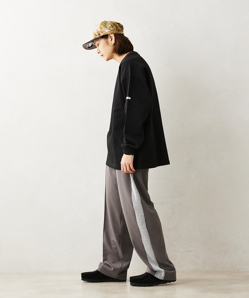 JOURNAL STANDARD relume（ジャーナルスタンダード　レリューム）の「【HARDIN KNITWEAR/ハーディンニットウェア】ヘビーウェイト 長袖Tシャツ（Tシャツ/カットソー・メンズ・ブラック/グリーン/アイボリー・LARGE/MEDIUM）」の10枚目の写真