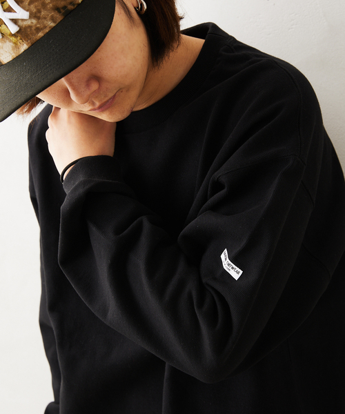 JOURNAL STANDARD relume（ジャーナルスタンダード　レリューム）の「【HARDIN KNITWEAR/ハーディンニットウェア】ヘビーウェイト 長袖Tシャツ（Tシャツ/カットソー・メンズ・ブラック/グリーン/アイボリー・LARGE/MEDIUM）」の14枚目の写真