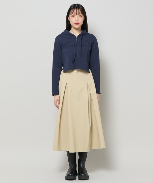 ALAND（エーランド）の「3.3 Field Trip／ステッチラインZIP  2108824（スウェット・レディース・ライトグレー/ネイビー/チャコール・FREE）」の18枚目の写真