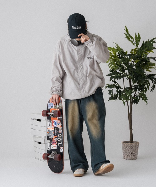 kutir（クティール）の「ナイロンマウンテンパーカー(セットアップ着用可能)（ブルゾン・メンズ・チャコールグレー/ブラック/ライトグレー/ネイビー・SMALL/LARGE/MEDIUM）」の13枚目の写真