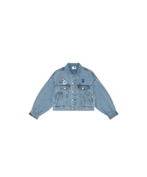 AAPE BY A BATHING APE デニムジャケット AAPE BY *A BATHING APE® デニムジャケット | ブルー | FARFETCH JP
