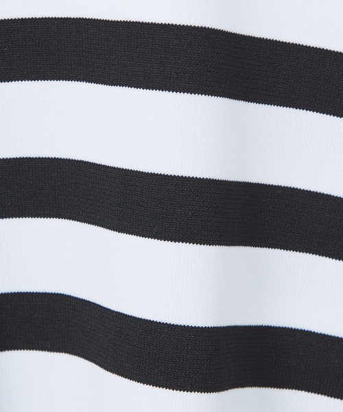 abahouse mavie（アバハウスマヴィ）の「スポンジングボーダー2WAYプルオーバー（カーディガン/ボレロ・レディース・ネイビー/ホワイト・フリー）」の7枚目の写真