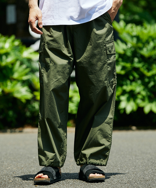 JOURNAL STANDARD relume(ジャーナルスタンダード レリューム)の「【HOUSE HOLD / ハウスホールド】ヴィンテージ スーピマカーゴパンツ(カーゴパンツ・メンズ・ブラック/カーキ/オリーブ/ベージュ・MEDIUM/LARGE/X-LARGE)」の4枚目の写真