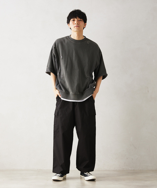 JOURNAL STANDARD relume(ジャーナルスタンダード レリューム)の「【HOUSE HOLD / ハウスホールド】ヴィンテージ スーピマカーゴパンツ(カーゴパンツ・メンズ・ブラック/カーキ/オリーブ/ベージュ・MEDIUM/LARGE/X-LARGE)」の6枚目の写真