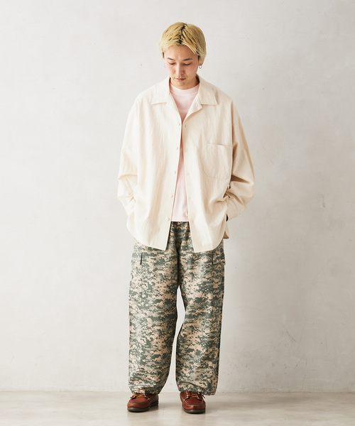 JOURNAL STANDARD relume(ジャーナルスタンダード レリューム)の「【HOUSE HOLD / ハウスホールド】ヴィンテージ スーピマカーゴパンツ(カーゴパンツ・メンズ・ブラック/カーキ/オリーブ/ベージュ・MEDIUM/LARGE/X-LARGE)」の8枚目の写真