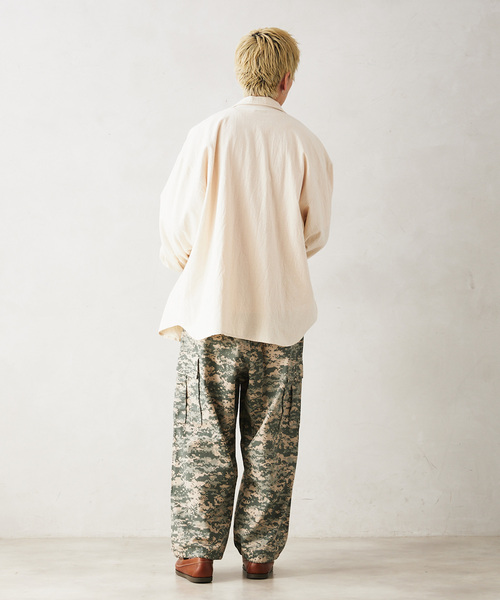 JOURNAL STANDARD relume(ジャーナルスタンダード レリューム)の「【HOUSE HOLD / ハウスホールド】ヴィンテージ スーピマカーゴパンツ(カーゴパンツ・メンズ・ブラック/カーキ/オリーブ/ベージュ・MEDIUM/LARGE/X-LARGE)」の19枚目の写真