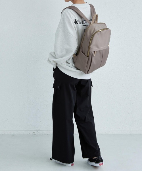 ⭐︎美品　グレー リュック　撥水加工　ナイロン　パソコン　15インチ　バックパック セール】撥水加工 大容量バックパック/リュック 【A4収納可/撥水