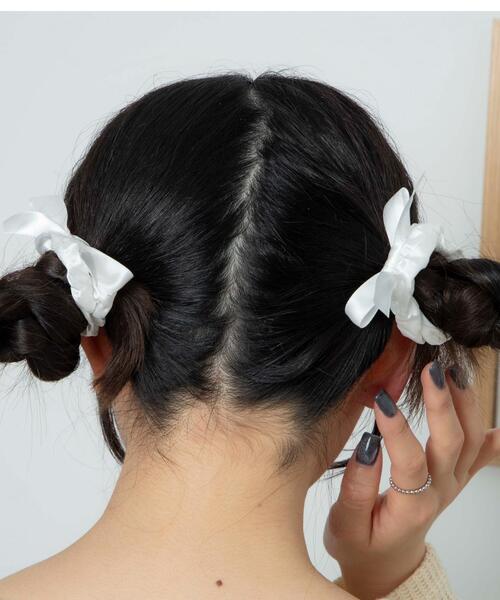 WEGO(ウィゴー)の「WEGO/【2点セット】ミニリボンシュシュ(シュシュ・レディース・ブラック/ホワイト/その他4/その他6/その他2/その他1/その他5/その他3/その他7/その他8/その他9・FREE)」の13枚目の写真