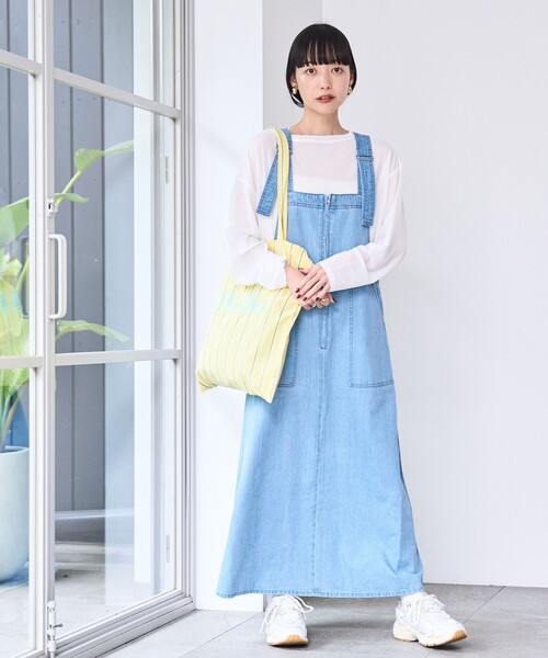 coen（コーエン）の「スソラウンドシアープルオーバー（Tシャツ/カットソー・レディース・ブラック/オフホワイト/ライラック・M/L）」の4枚目の写真