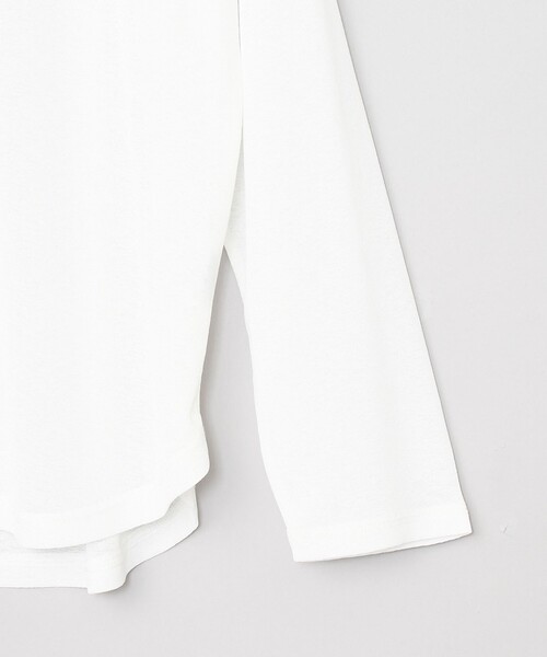 coen（コーエン）の「スソラウンドシアープルオーバー（Tシャツ/カットソー・レディース・ブラック/オフホワイト/ライラック・M/L）」の7枚目の写真