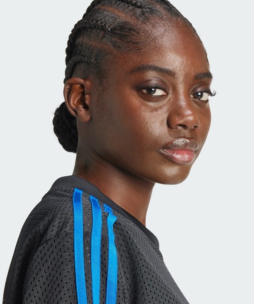 adidas（アディダス）の「アディブレイク 長袖メッシュトップ