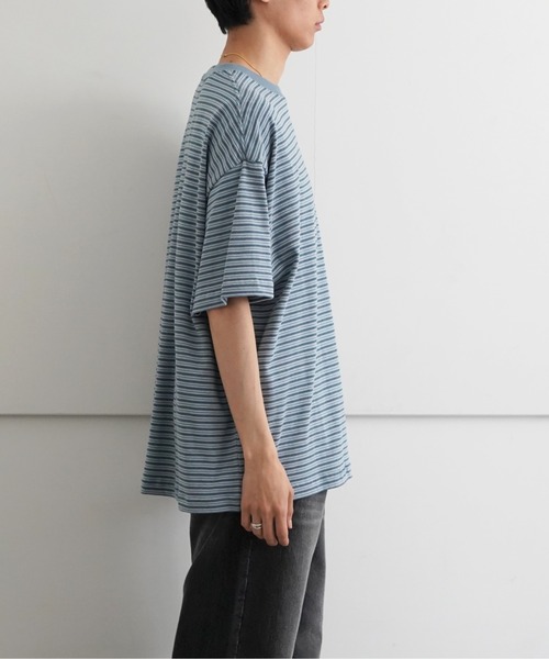 EVCON(エビコン)の「EVCON BORDR WIDE S/S T-SHIRT(Tシャツ/カットソー・メンズ・ホワイト/レッド/ブルー/ネイビー・1/2)」の15枚目の写真