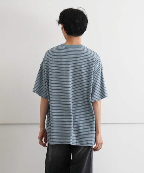 EVCON(エビコン)の「EVCON BORDR WIDE S/S T-SHIRT(Tシャツ/カットソー・メンズ・ホワイト/レッド/ブルー/ネイビー・1/2)」の16枚目の写真