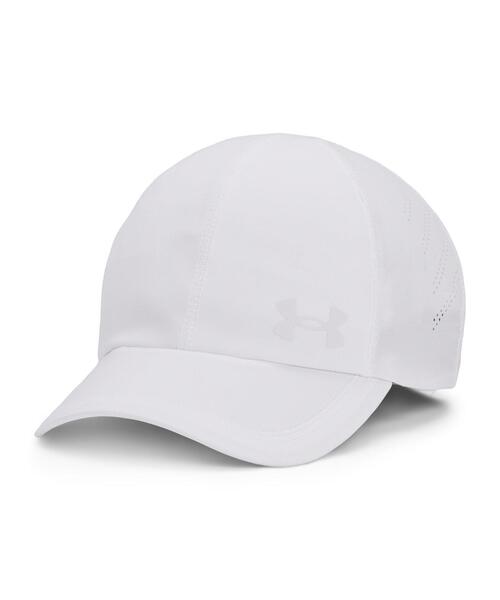 UNDER ARMOUR(アンダーアーマー)の「UAアイソチル ローンチ アジャスタブル キャップ(ランニング/レディース)(キャップ・レディース・ホワイト・ONESIZE)」の1枚目の写真