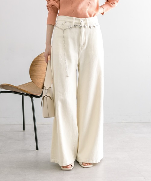 mystic（ミスティック）の「ツイルカラーパンツ（その他パンツ・レディース・ピンク/アイボリー/グリーン・0/1/2）」の5枚目の写真