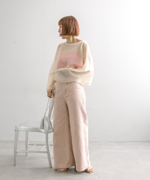 mystic（ミスティック）の「ツイルカラーパンツ（その他パンツ・レディース・ピンク/アイボリー/グリーン・0/1/2）」の16枚目の写真