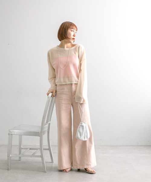 mystic（ミスティック）の「ツイルカラーパンツ（その他パンツ・レディース・ピンク/アイボリー/グリーン・0/1/2）」の17枚目の写真