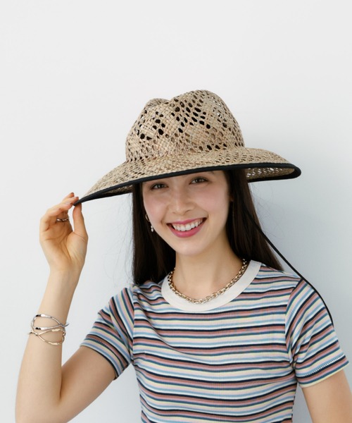 saloon（サルーン）の「SALOON(サルーン)/ パイピングナカオレハット（ハット・レディース・ベージュ・FREE）」の18枚目の写真