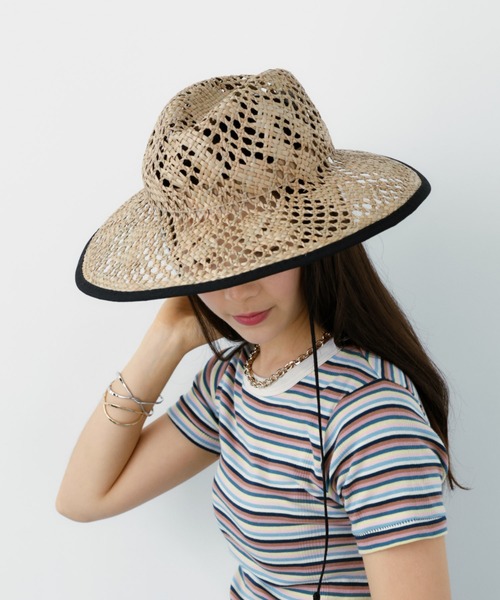 saloon（サルーン）の「SALOON(サルーン)/ パイピングナカオレハット（ハット・レディース・ベージュ・FREE）」の16枚目の写真