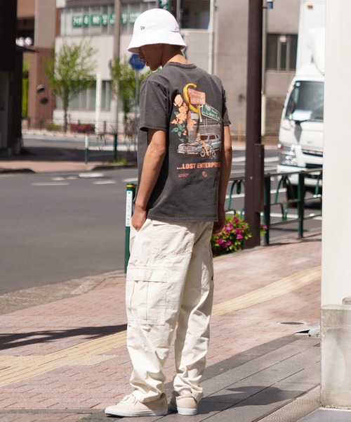 lost（ロスト）の「【ムラサキスポーツ限定】lost/ロスト ヘビーウエィト半袖Tシャツ バックプリント LOST CITY L24SS-J（Tシャツ/カットソー・メンズ・ライトブルー/ホワイト/チャコール・XL/L/M）」の17枚目の写真