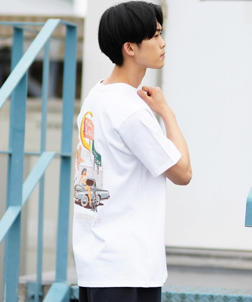 lost（ロスト）の「【ムラサキスポーツ限定】lost/ロスト ヘビーウエィト半袖Tシャツ バックプリント LOST CITY L24SS-J（Tシャツ/カットソー・メンズ・ライトブルー/ホワイト/チャコール・XL/L/M）」の7枚目の写真