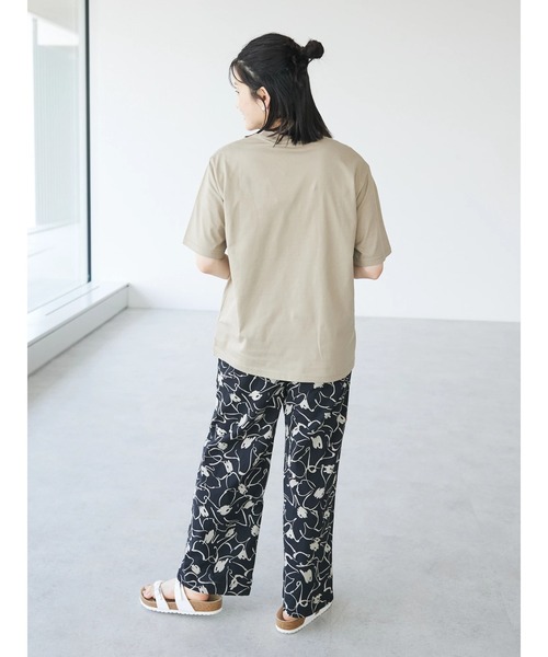 CRAFT STANDARD BOUTIQUE(クラフトスタンダードブティック)の「インド綿アソート柄イージーパンツ(その他パンツ・レディース・ブラック/アイボリー・M/L)」の8枚目の写真