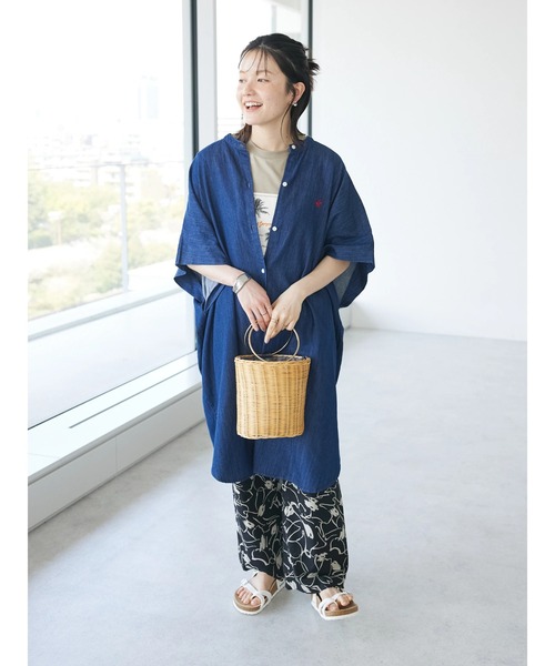CRAFT STANDARD BOUTIQUE(クラフトスタンダードブティック)の「インド綿アソート柄イージーパンツ(その他パンツ・レディース・ブラック/アイボリー・M/L)」の7枚目の写真