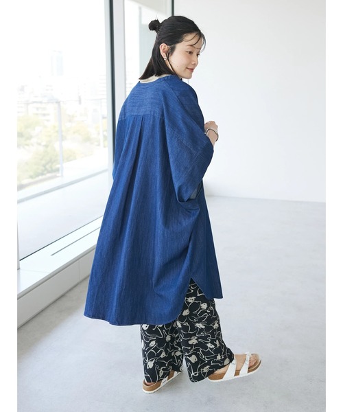 CRAFT STANDARD BOUTIQUE(クラフトスタンダードブティック)の「インド綿アソート柄イージーパンツ(その他パンツ・レディース・ブラック/アイボリー・M/L)」の6枚目の写真