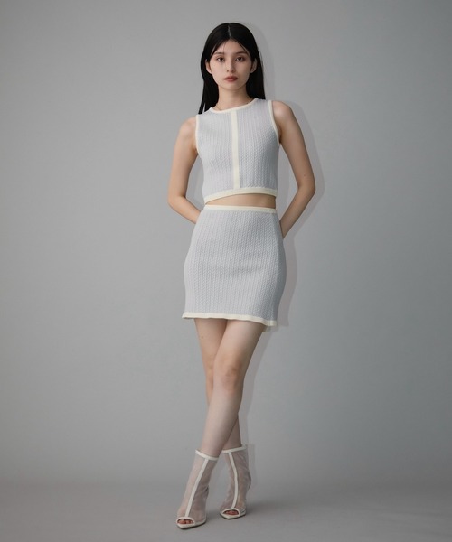 エイミーイストワール トップス2点セット 数回着用 エイミーイストワール EIMY ISTOIRE スカラップショートジャケット