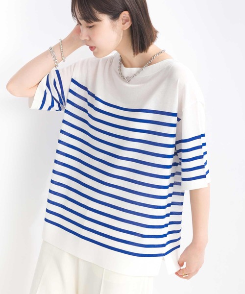 PICCIN（ピッチン）の「接触冷感プルオーバー（Tシャツ/カットソー・レディース・ブラック系その他/オフホワイト/ブラック/ライトグレー/ホワイト系その他/ピンク・M）」の2枚目の写真