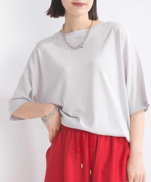 PICCIN（ピッチン）の「接触冷感プルオーバー（Tシャツ/カットソー・レディース・ブラック系その他/オフホワイト/ブラック/ライトグレー/ホワイト系その他/ピンク・M）」の5枚目の写真