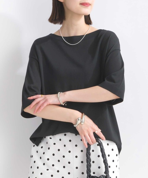 PICCIN（ピッチン）の「接触冷感プルオーバー（Tシャツ/カットソー・レディース・ブラック系その他/オフホワイト/ブラック/ライトグレー/ホワイト系その他/ピンク・M）」の3枚目の写真