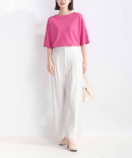 PICCIN（ピッチン）の「接触冷感プルオーバー（Tシャツ/カットソー・レディース・ブラック系その他/オフホワイト/ブラック/ライトグレー/ホワイト系その他/ピンク・M）」の21枚目の写真