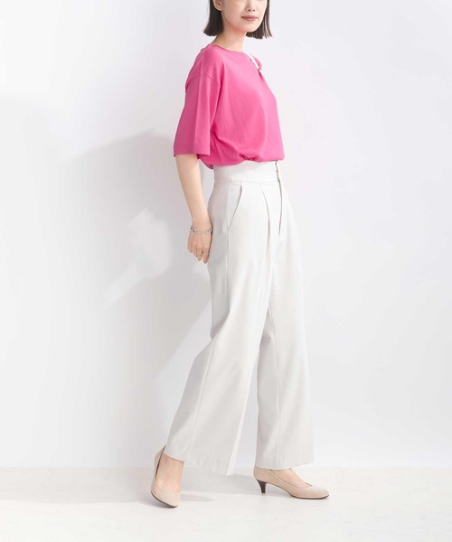 PICCIN（ピッチン）の「接触冷感プルオーバー（Tシャツ/カットソー・レディース・ブラック系その他/オフホワイト/ブラック/ライトグレー/ホワイト系その他/ピンク・M）」の22枚目の写真