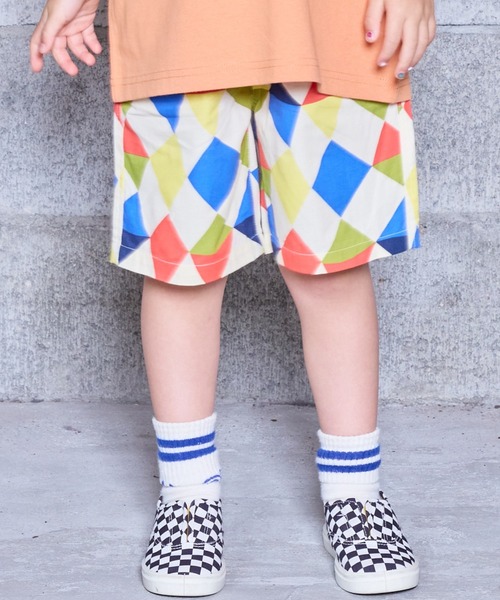 Life Support Products(ライフサポートプロダクツ)の「ポプリンショートパンツ(80~150cm)(その他パンツ・キッズ・ホワイト/グリーン/ホワイト系その他/ピンク/ネイビー/チャコール/オフホワイト/ブルー/ブラック/カーキ・80/90/95/100/110/120/130/140/150)」の2枚目の写真