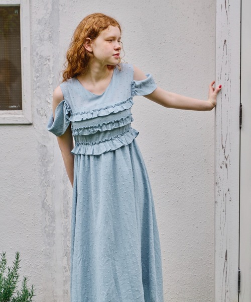 セール】resort frill onepiece/リゾートフリルワンピース（ワンピース