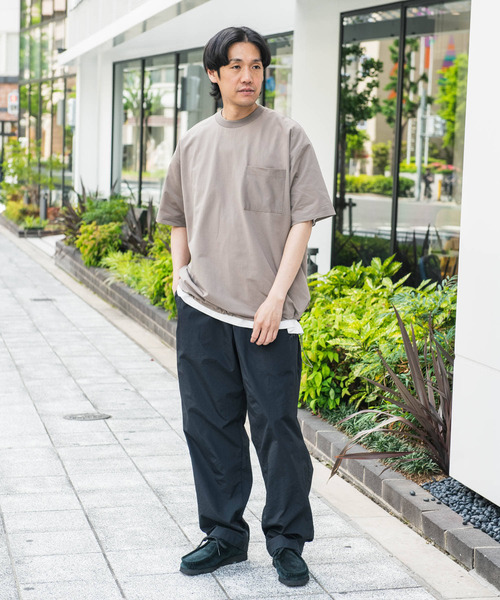 URBAN RESEARCH DOORS(アーバンリサーチドアーズ)の「『吸水速乾/イージーケア/接触冷感』クイックドライ ワッフルメッシュ Tシャツ(Tシャツ/カットソー・メンズ・ライトグレー/モカ/ブラック・MEDIUM/LARGE)」の9枚目の写真