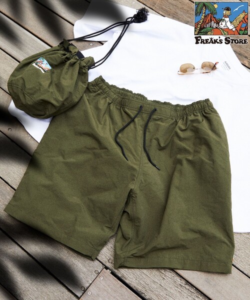 FREAK'S STORE(フリークスストア)の「FREAK’S STORE/フリークスストア ナイロンイージーショートパンツ/ボードショーツ/撥水/水陸両用(その他パンツ・メンズ・その他15/その他9/レオパード/ブラック/オリーブ/チャコールグレー/ベージュ/その他16・SMALL/LARGE/MEDIUM)」の22枚目の写真