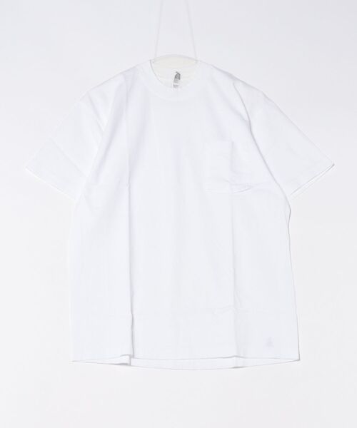 LOS ANGELES APPAREL(ロサンゼルスアパレル)の「/LOS ANGELES APPAREL/6.5oz Garment Dye CrewNeck Pocket T(Tシャツ/カットソー・メンズ・ブラック/ホワイト・LARGE/SMALL/MEDIUM/X-LARGE)」の2枚目の写真