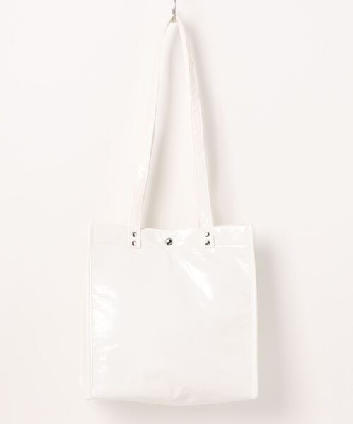 EDT（イーディーティー）の「【78】【EDT / イーディーティー】BOXBAG（トートバッグ・レディース・シルバー/ホワイト・FREE）」の7枚目の写真