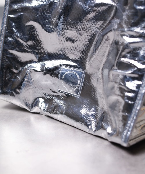 EDT（イーディーティー）の「【78】【EDT / イーディーティー】BOXBAG（トートバッグ・レディース・シルバー/ホワイト・FREE）」の9枚目の写真