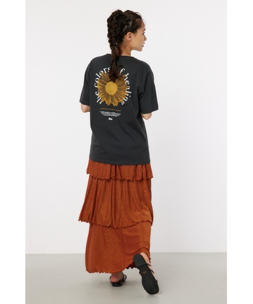 RODEO CROWNS WIDE BOWL（ロデオクラウンズワイドボウル）の「ラメカットティアードスカート（スカート・レディース・オレンジ/シルバー/ブラック・FREE）」の15枚目の写真