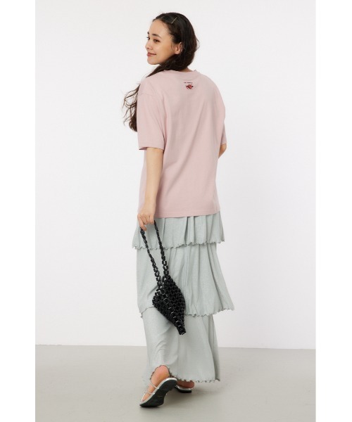 RODEO CROWNS WIDE BOWL（ロデオクラウンズワイドボウル）の「ラメカットティアードスカート（スカート・レディース・オレンジ/シルバー/ブラック・FREE）」の10枚目の写真