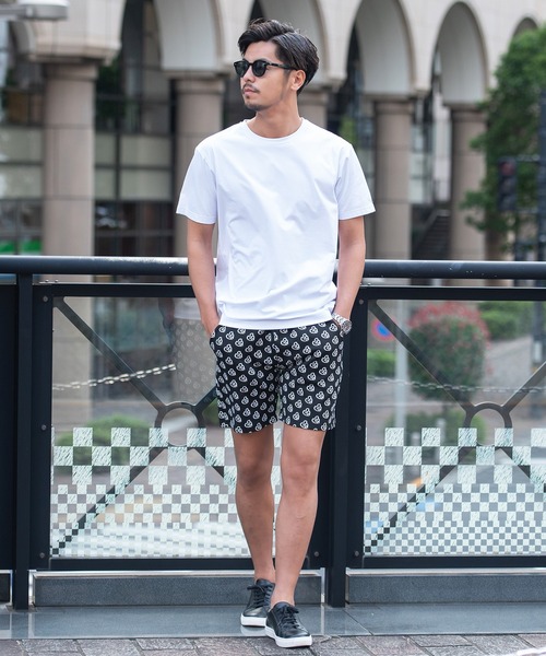 SILVER BULLET(シルバーバレット)の「『CavariA/キャバリア』総柄ショーツ(その他パンツ・メンズ・ベージュ/ブラック・XL/L/M)」の5枚目の写真
