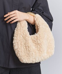 BEAUTY&YOUTH UNITED ARROWS | 【別注】＜LE VERNIS＞フェイクファー ムーン ショルダーバッグ(ショルダーバッグ)