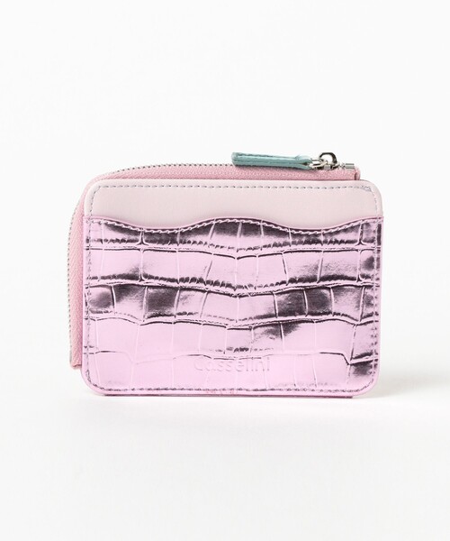 Ray BEAMS（レイビームス）の「【別注】Casselini / リボン マルチ カードケース（ポーチ・レディース・ピンク/ブラック・ONE SIZE）」の7枚目の写真